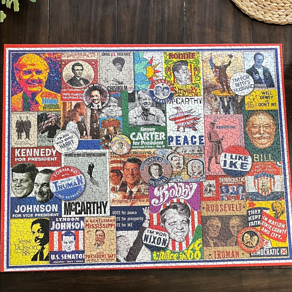 Colorful Political Campaign Puzzle